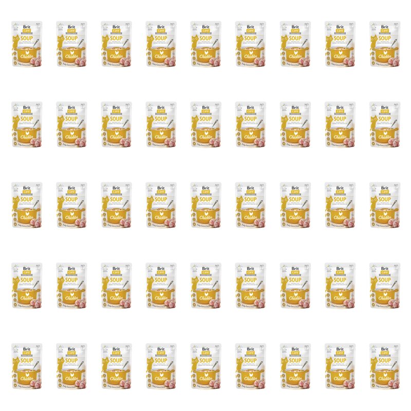 Karma dla kota BRIT CARE CAT Soup z kurczakiem 45 x 75 g