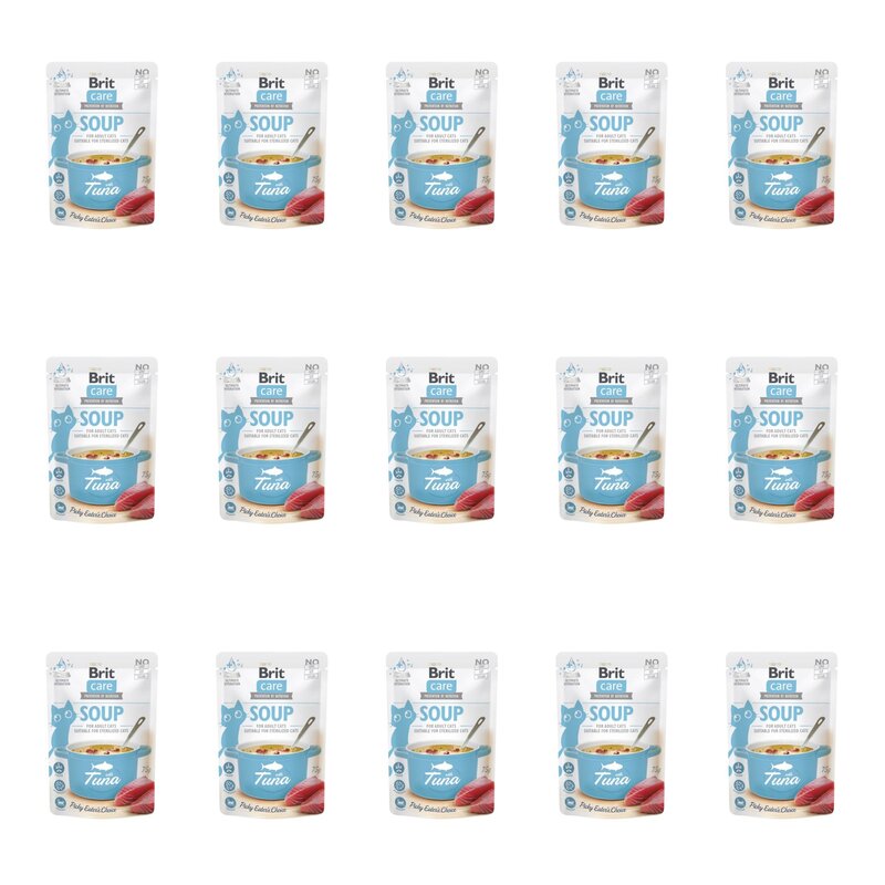 Karma dla kota BRIT CARE Soup z tuńczykiem 15 x 75 g