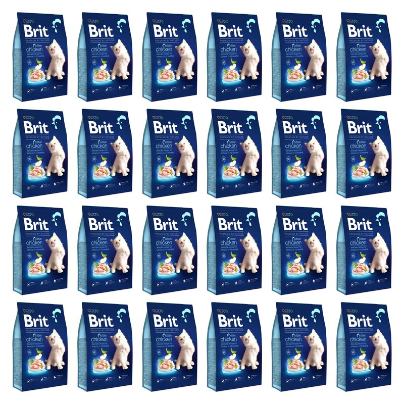 Karma dla kota BRIT Premium By Nature Junior Kurczak 24 x 800 g