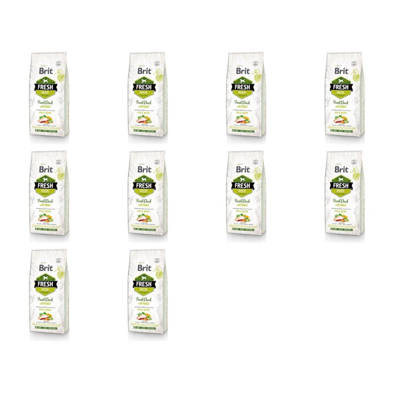 Karma dla psa BRIT Fresh Duck & Millet 10 x 2.5 kg