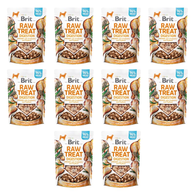 Przysmak dla psa BRIT RAW Digestion Chicken 10 x 40 g