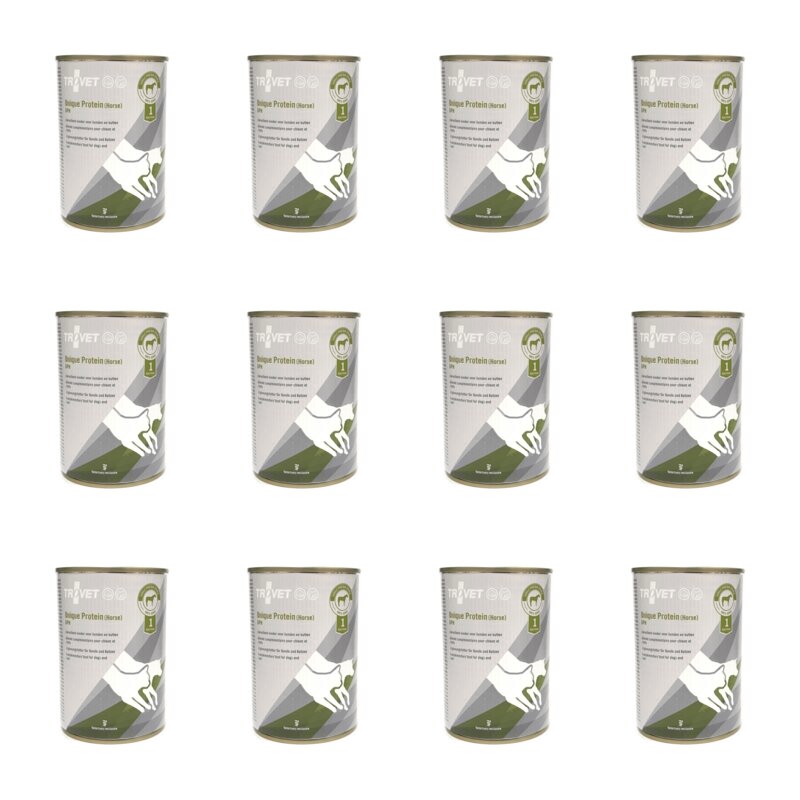 Karma dla psa i kota TROVET Unique Protein Konina 12 x 400 g