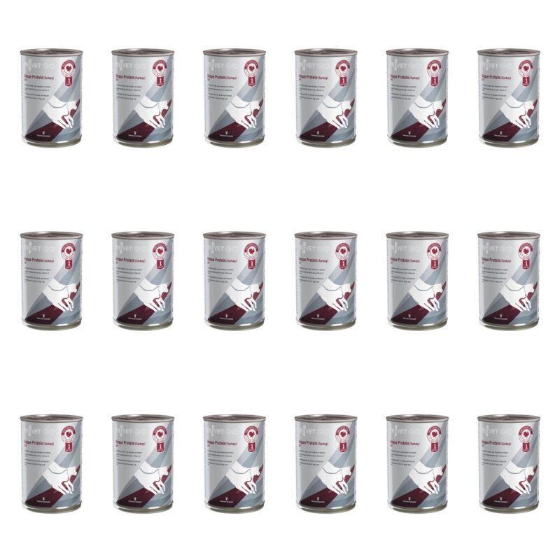 Karma dla psa i kota TROVET Unique Protein UPT Indyk 18 x 400 g