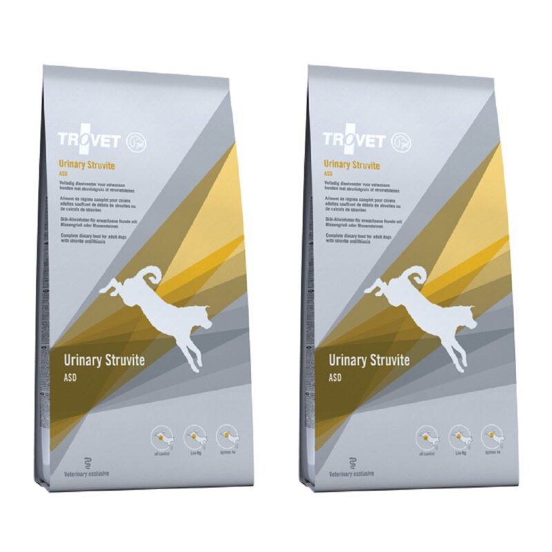 Karma dla psa TROVET Urinary Struvite ASD z kurczakiem 2 x 12.5 kg