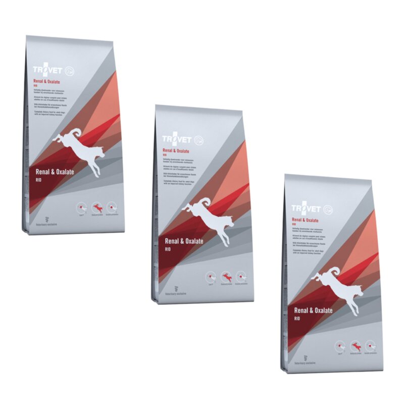 Karma dla psa TROVET Renal and Oxalate RID Kurczak 3 x 12.5 kg