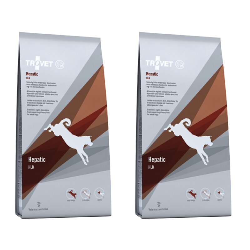 Karma dla psa TROVET Hepatic HLD z kurczakiem 2 x 12.5 kg