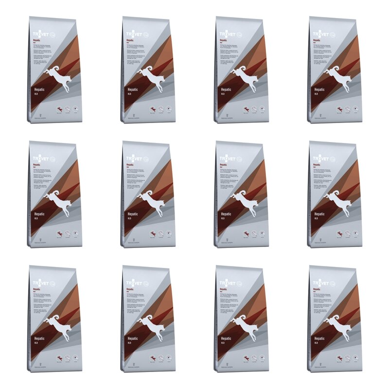 Karma dla psa TROVET Hepatic HLD Świeży kurczak 12 x 3 kg