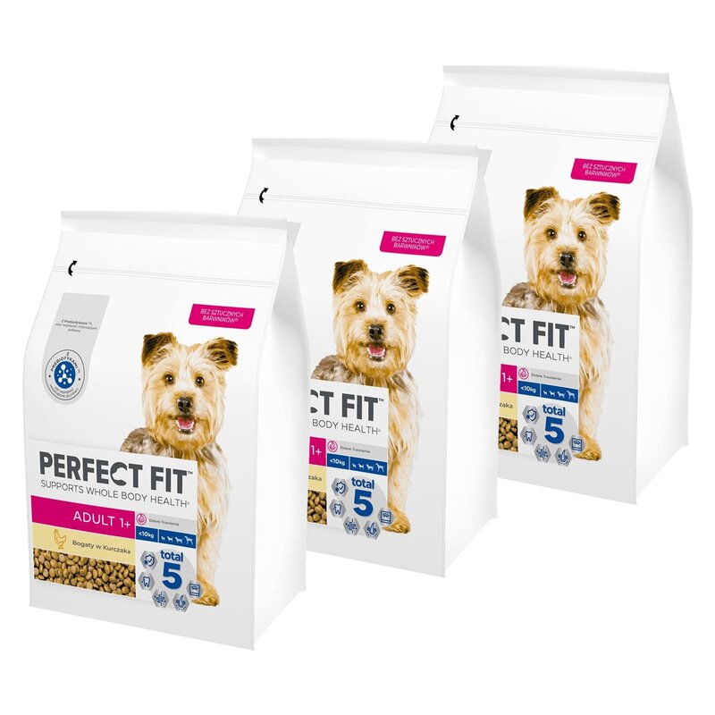 Karma dla psa PERFECT FIT Adult 1+ Kurczak 3 x 2.6 kg