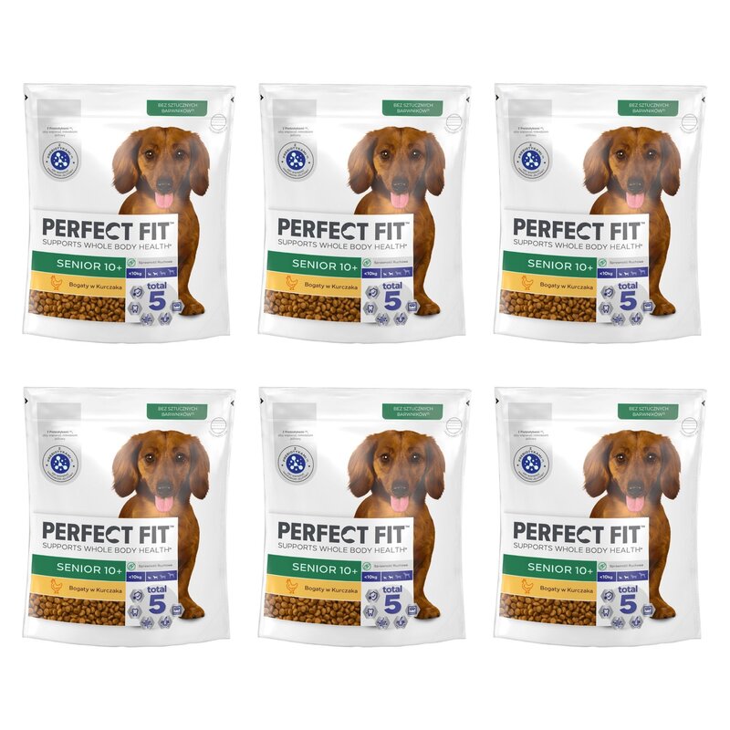 Karma dla psa PERFECT FIT Senior 10+ Kurczak 6 x 825 g