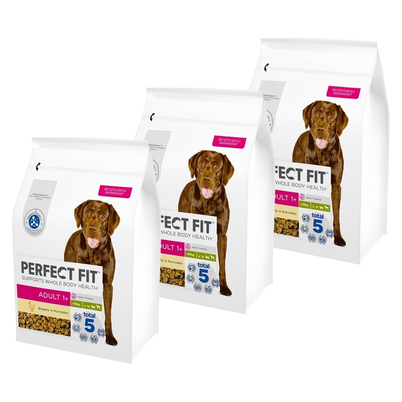 Karma dla psa PERFECT FIT Adult 1+ Kurczak 3 x 2.6 kg