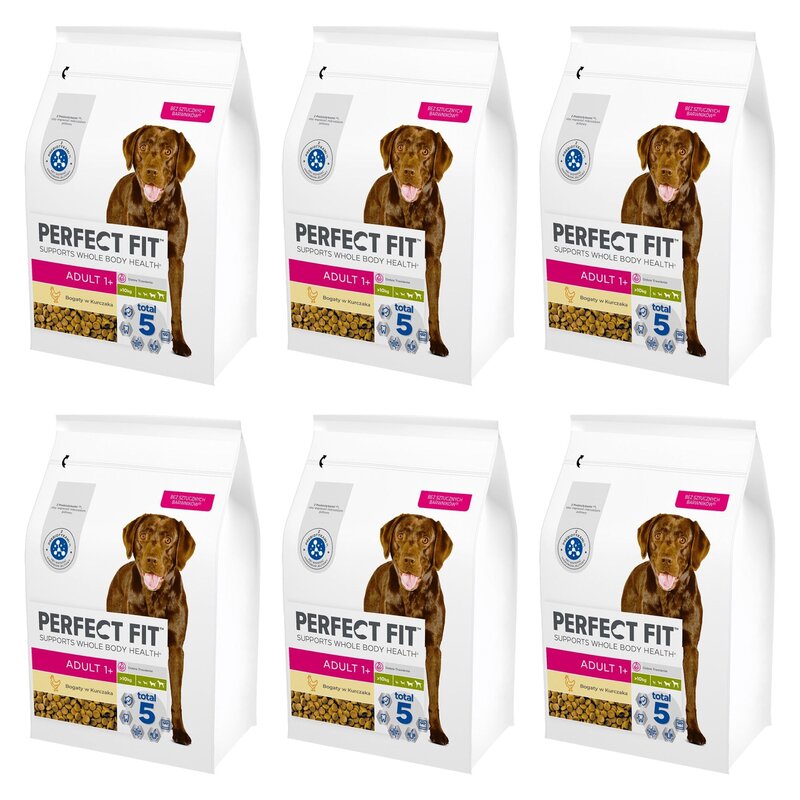 Karma dla psa PERFECT FIT Adult 1+ Kurczak 6 x 2.6 kg