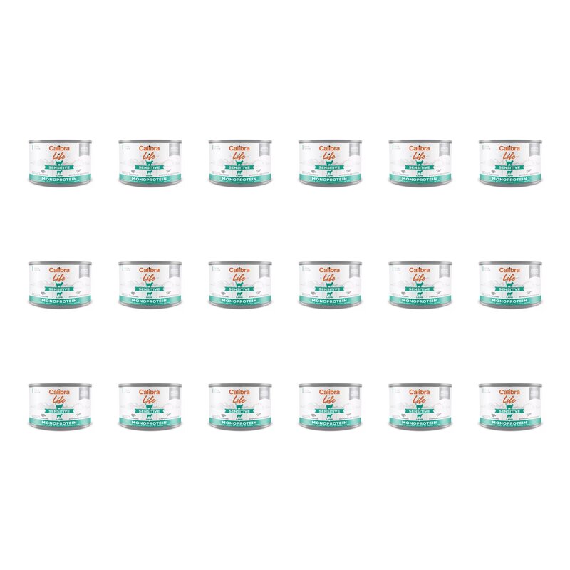 Karma dla kota CALIBRA Life Sensitive Jagnięcina 18 x 200 g