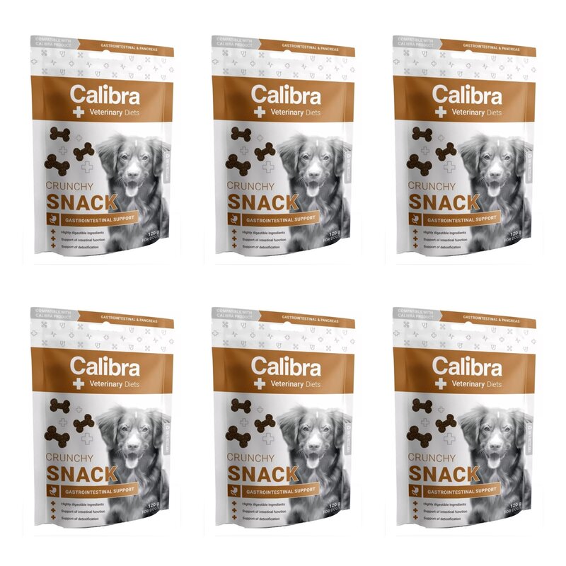 Przysmak dla psa CALIBRA VD Dog Snack Gastrointestinal 6 x 120 g