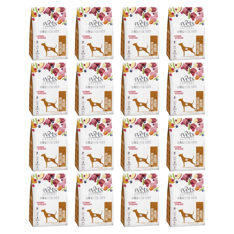 Karma dla psa suszona 4VETS NATURAL Weight Reduction 16 x 1 kg