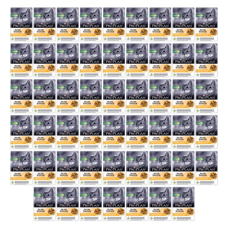 Karma dla kota PURINA Pro Plan Sterilised Kurczak 52 x 85 g