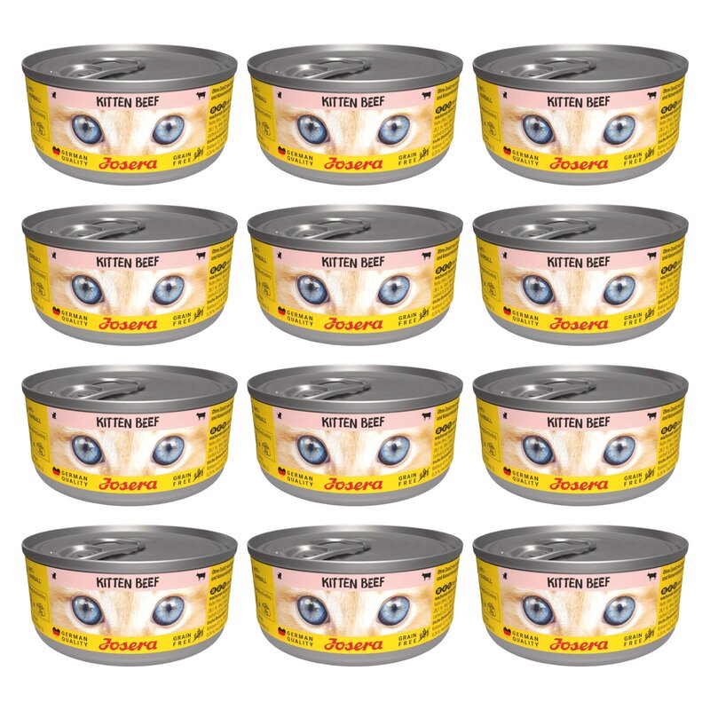 Karma dla kota JOSERA Kitten Wołowina 12 x 85 g