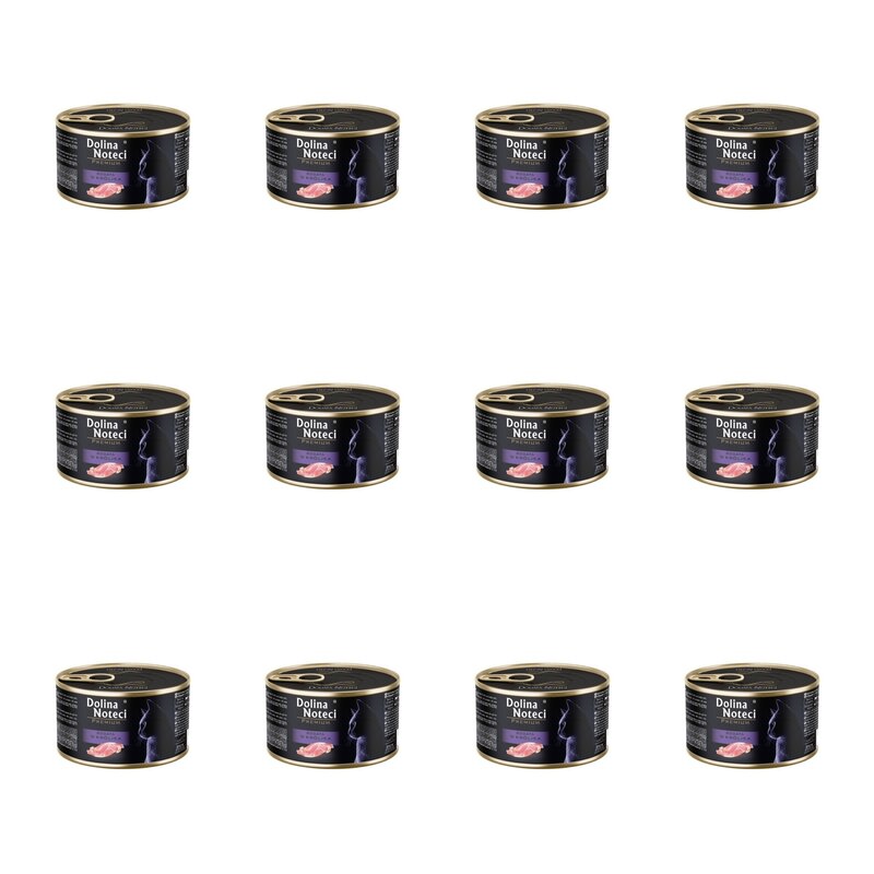 Karma dla kota DOLINA NOTECI Premium Królik 12 x 185 g