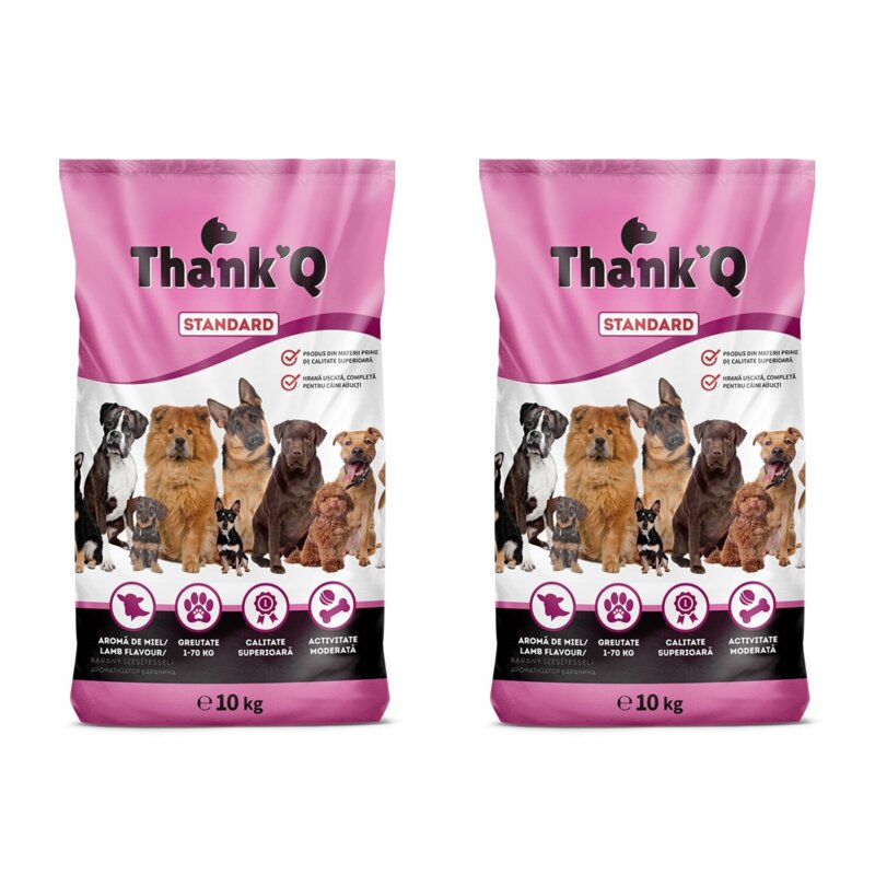 Karma dla psa THANKQ Standard Jagnięcina 2 x 10 kg