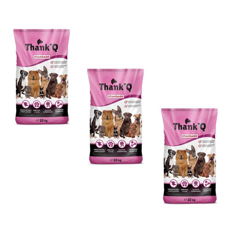 Karma dla psa THANKQ Standard Jagnięcina 3 x 10 kg