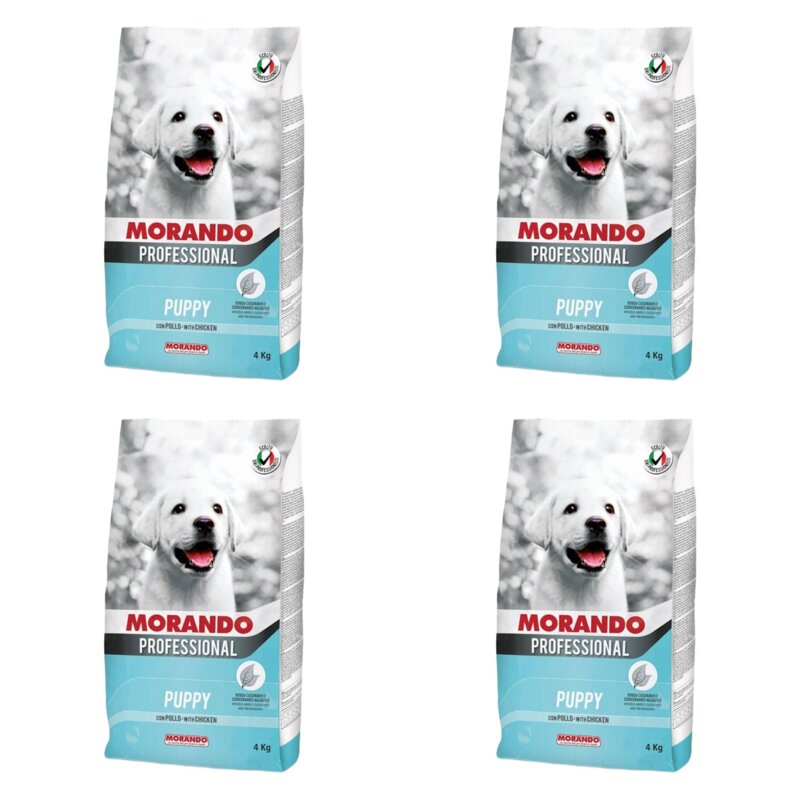 Karma dla psa MORANDO Professional Puppy Kurczak 4 x 4 kg