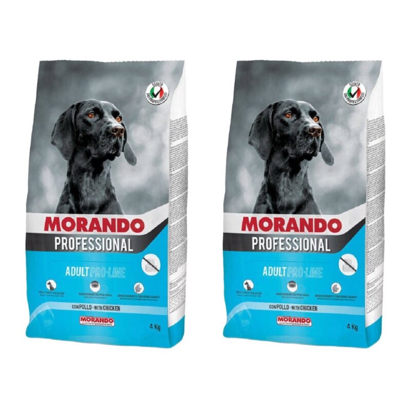 Karma dla psa MORANDO Professional Krokieciki z kurczakiem 2 x 4 kg