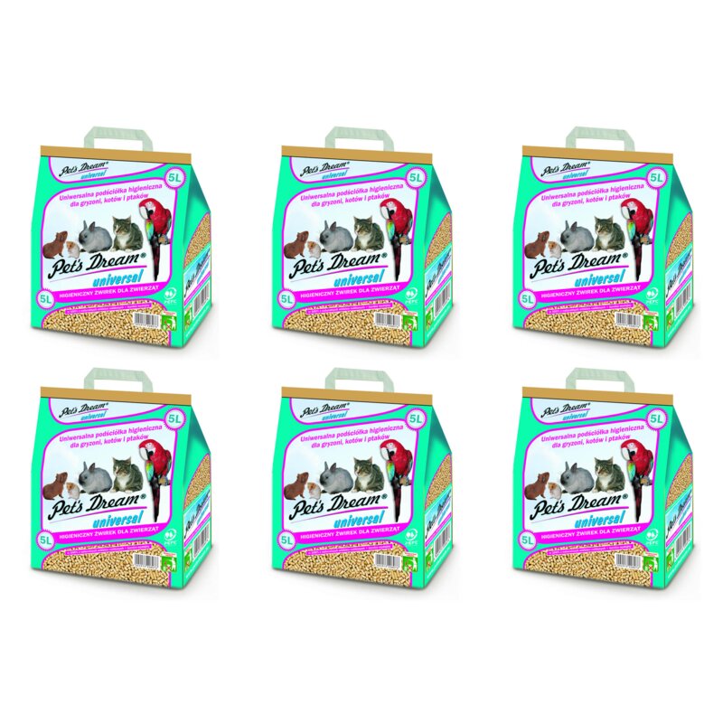 Podłoże PETS DREAM Universal 6 x 5 L