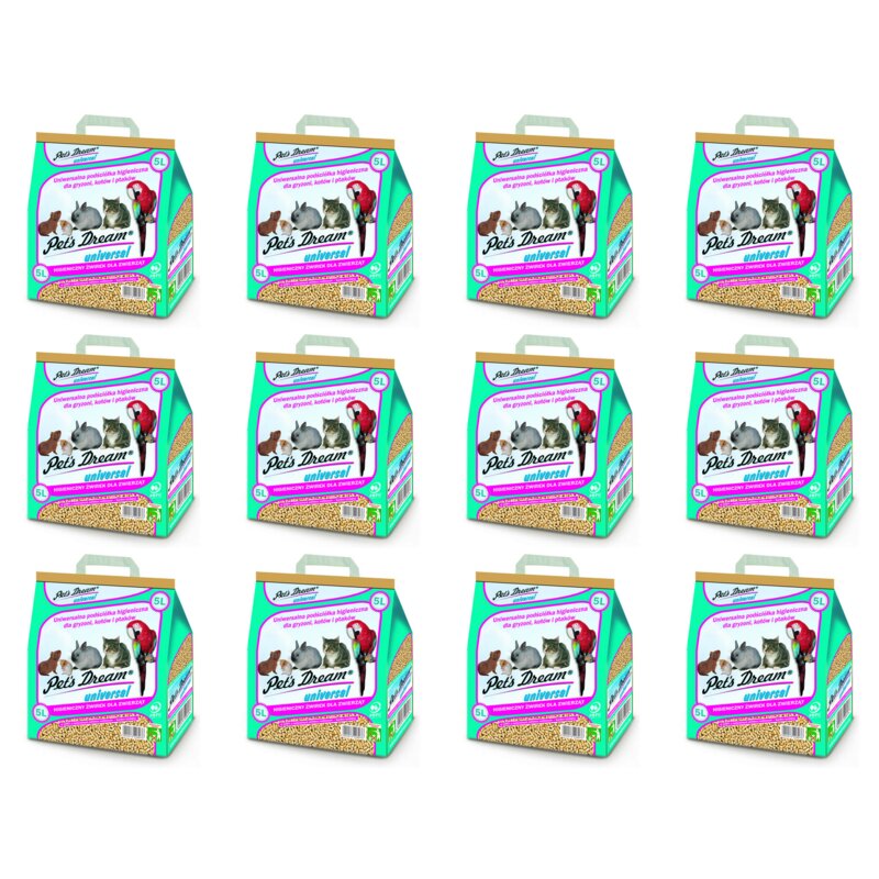 Podłoże PETS DREAM Universal 12 x 5 L