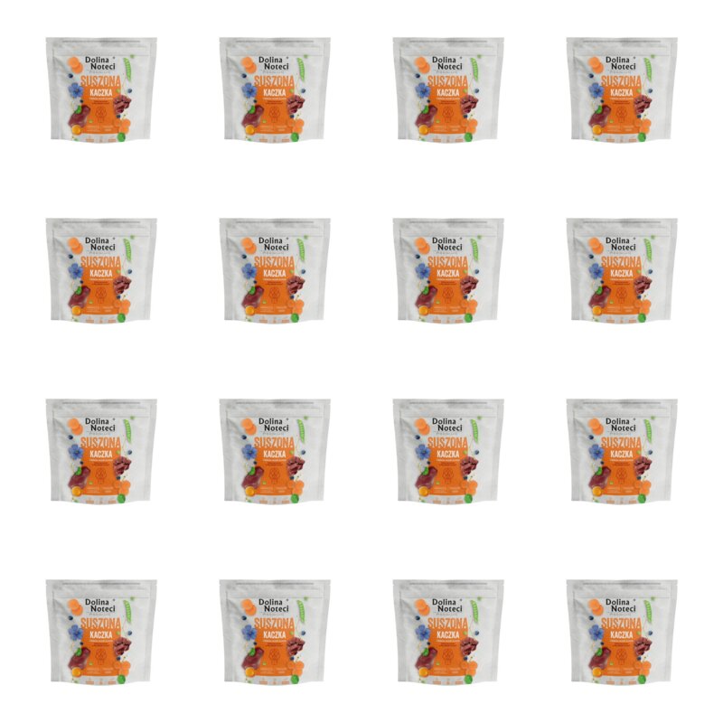 Karma dla psa suszona DOLINA NOTECI Premium Kaczka 16 x 1 kg