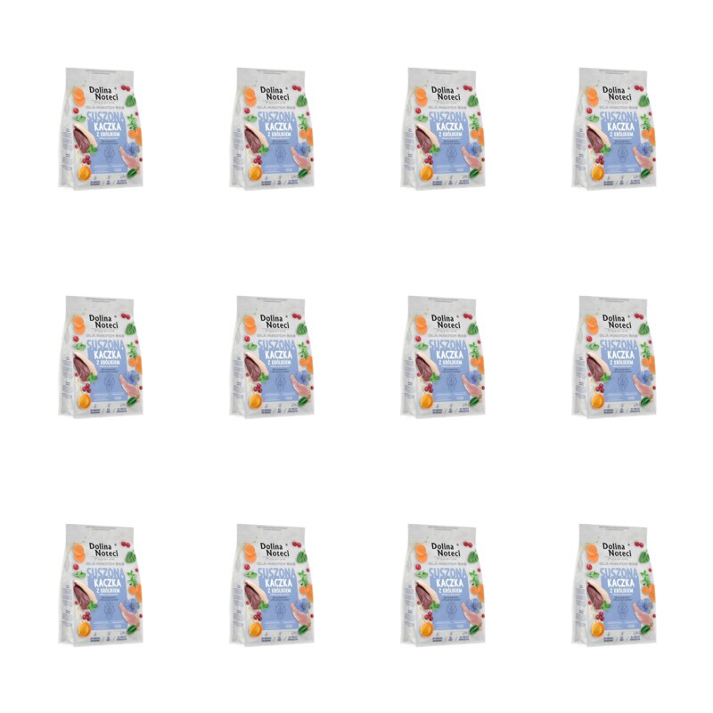 Karma dla psa DOLINA NOTECI Premium Kaczka z królikiem 12 x 3 kg
