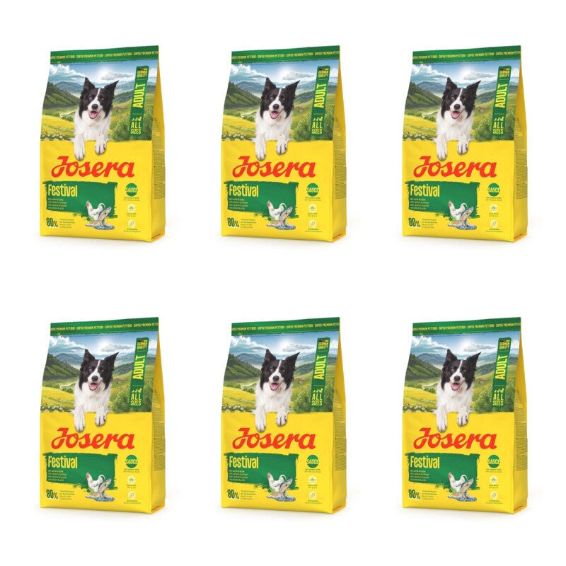 Karma dla psa JOSERA Festiwal 6 x 3 kg