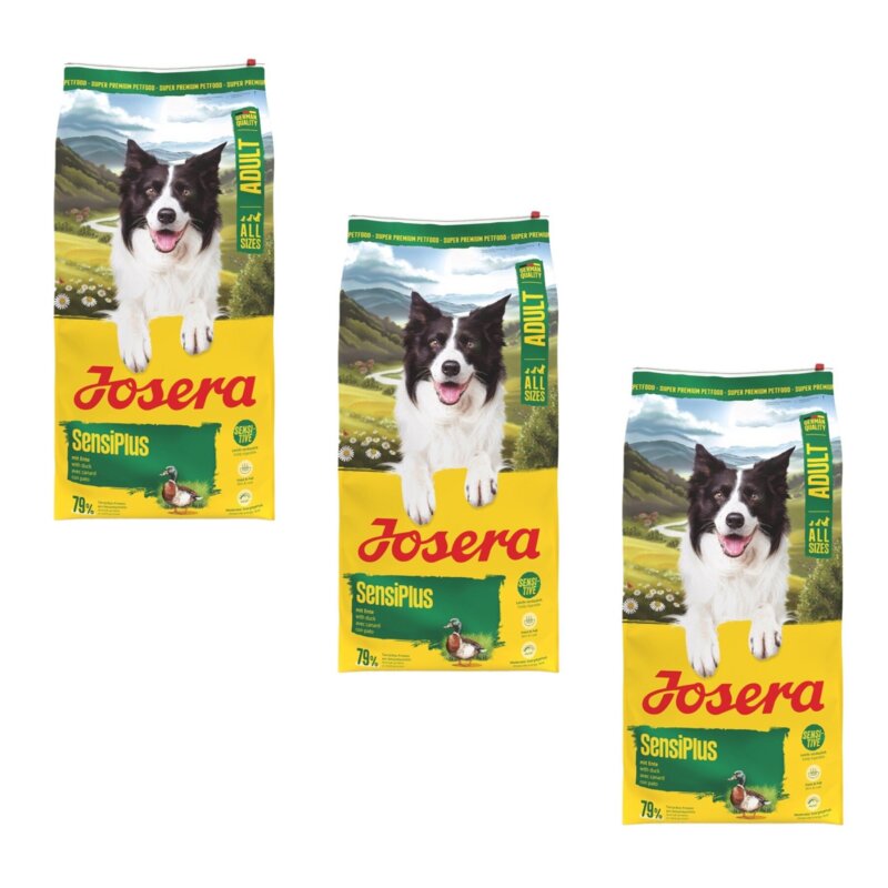 Karma dla psa JOSERA SensiPlus Kaczka 3 x 3 kg