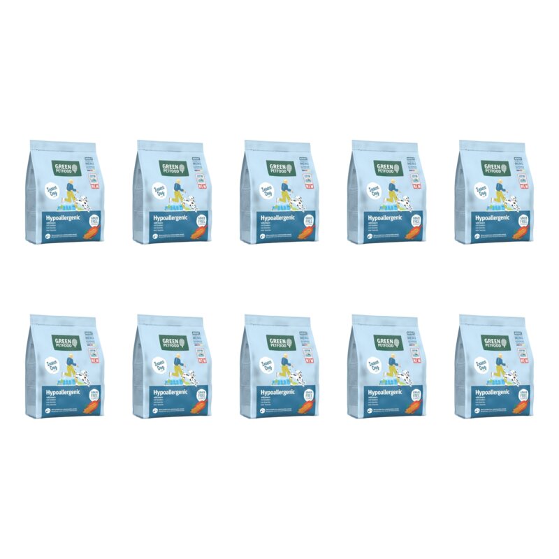 Karma dla psa GREEN PETFOOD InsectDog Hypoallergenic z owadami 10 x 900 g