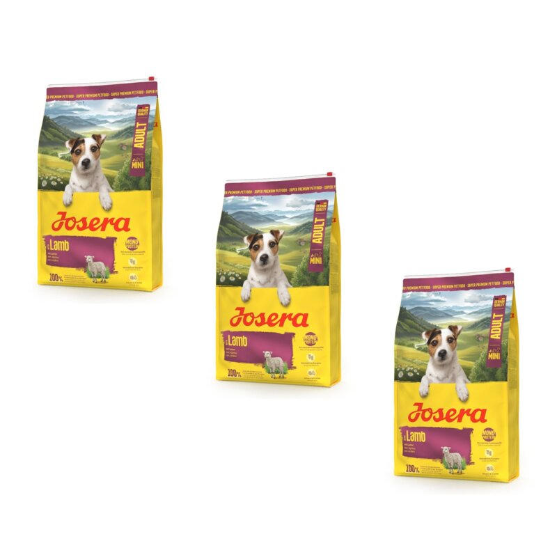 Karma dla psa JOSERA Mini Jagnięcina 3 x 10 kg