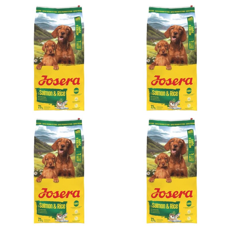 Karma dla psa JOSERA Mother & Puppy Łosoś z ryżem 4 x 12.5 kg