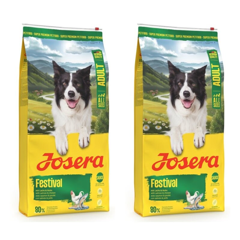 Karma dla psa JOSERA Festival Łosoś z kurczakiem 2 x 12.5 kg