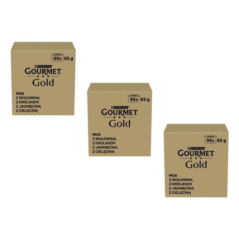 Karma dla kota GOURMET Gold Mus Mix smaków 288 x 85 g
