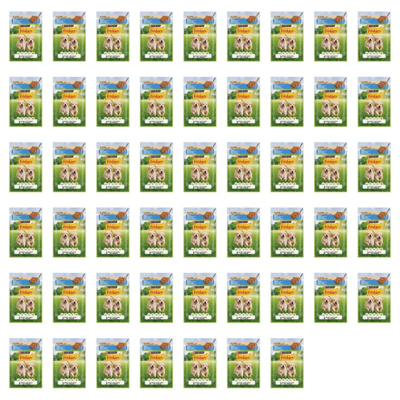Karma dla psa FRISKIES Junior Kurczak z marchewką w sosie 52 x 85 g