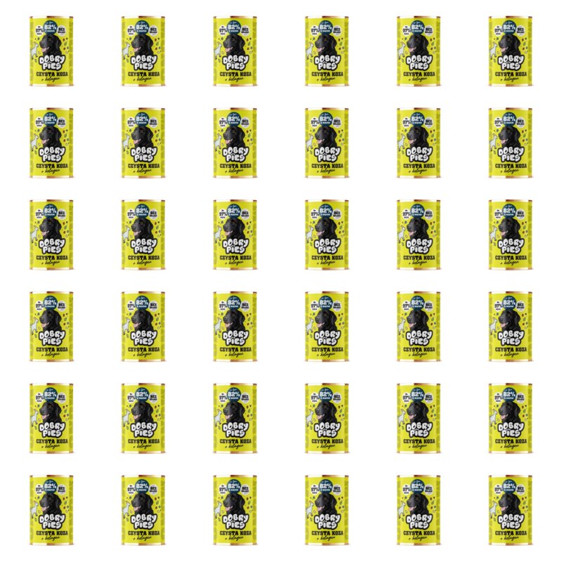Karma dla psa DOBRY PIES Monoproteinowa z kolagenem Koźlina 36 x 400 g