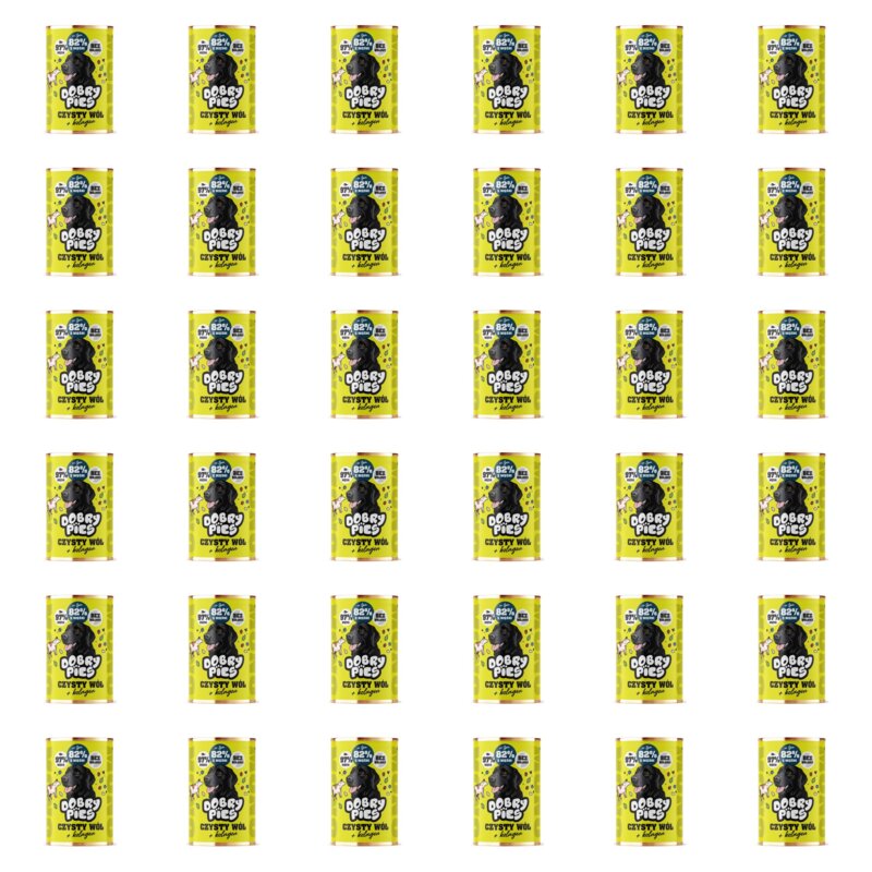 Karma dla psa DOBRY PIES Monoproteinowa z kolagenem Wołowina 36 x 400 g