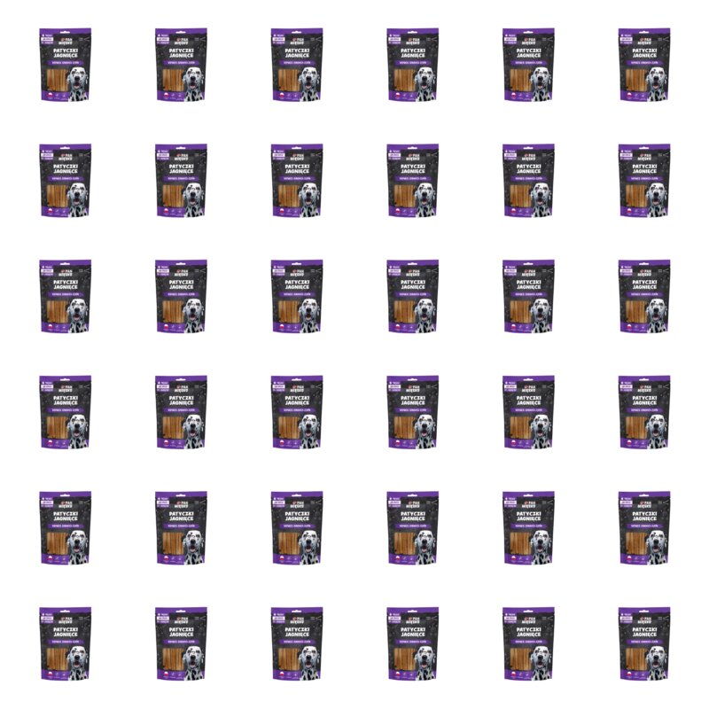 Przysmak dla psa PAN MIĘSKO Patyczki jagnięce 36 x 80 g