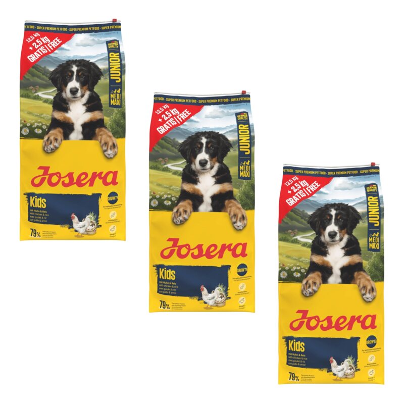 Karma dla psa JOSERA Kids Drób 3 x 15 kg