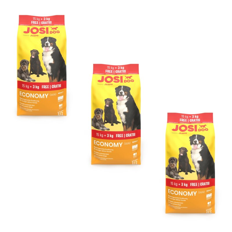 Karma dla psa JOSIDOG Economy 3 x 18 kg