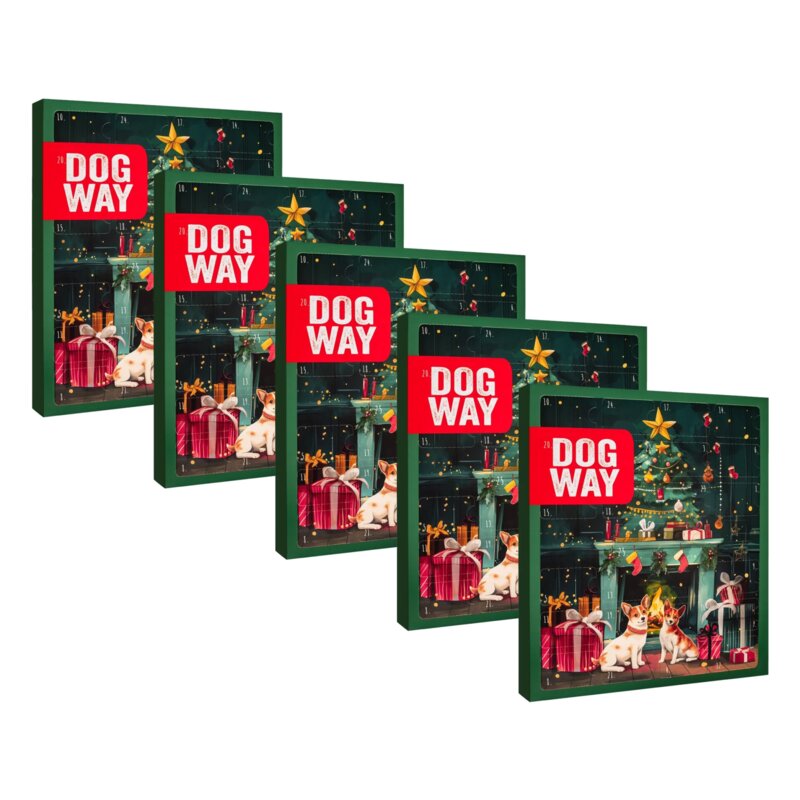 Kalendarz adwentowy dla psa DOGWAY 5 x 155 g