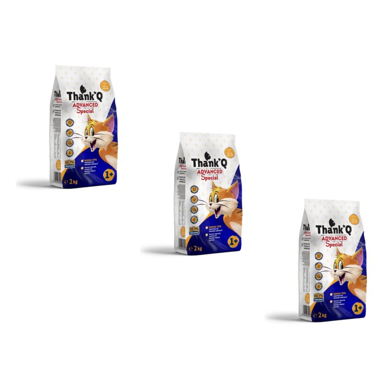Karma dla kota THANK'Q Cat Advanced Special Kurczak z warzywami 3 x 2 kg