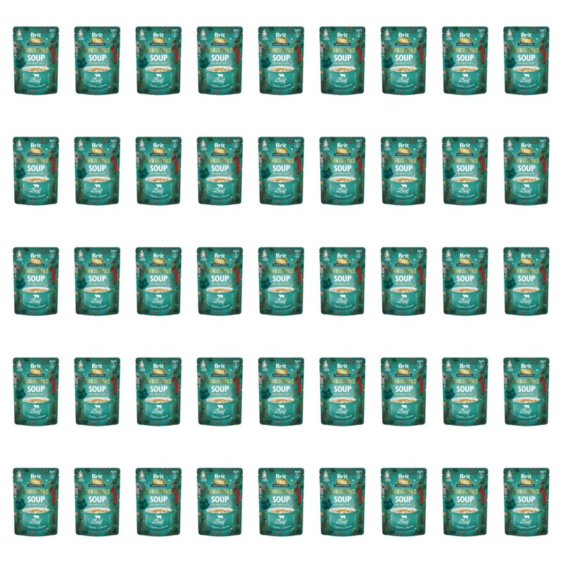 Przysmak dla kota BRIT CARE Cat Christmas Soup Beef 45 x 75 g