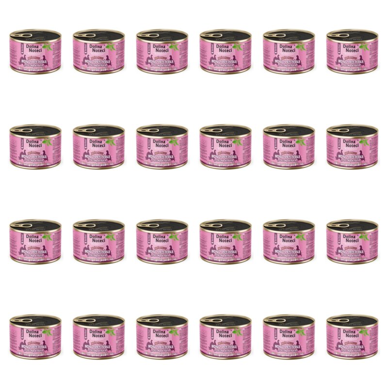 Karma dla kota DOLINA NOTECI Superfood Sterilised Indyk z przepiórką i zieloną herbatą 24 x 185 g