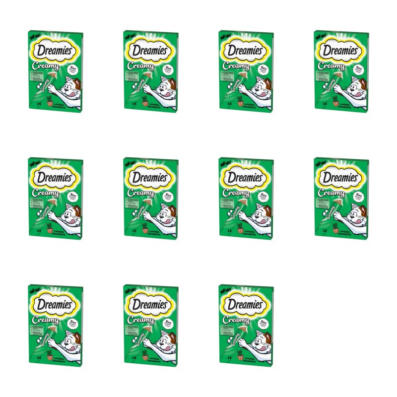 Przysmak dla kota DREAMIES Creamy z kocimiętką 44 x 10 g
