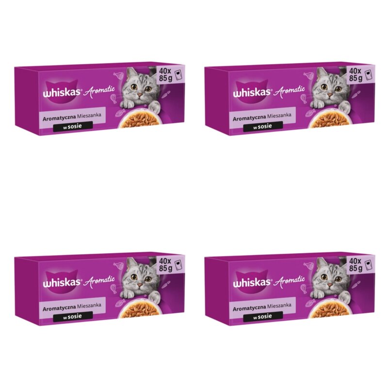 Karma dla kota WHISKAS Aromatyczna Mieszanka (160 x 85 g)