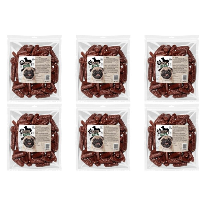 Przysmak dla psa MR. PRETZEL Kiełbaski z jagnięciną 6 x 500 g