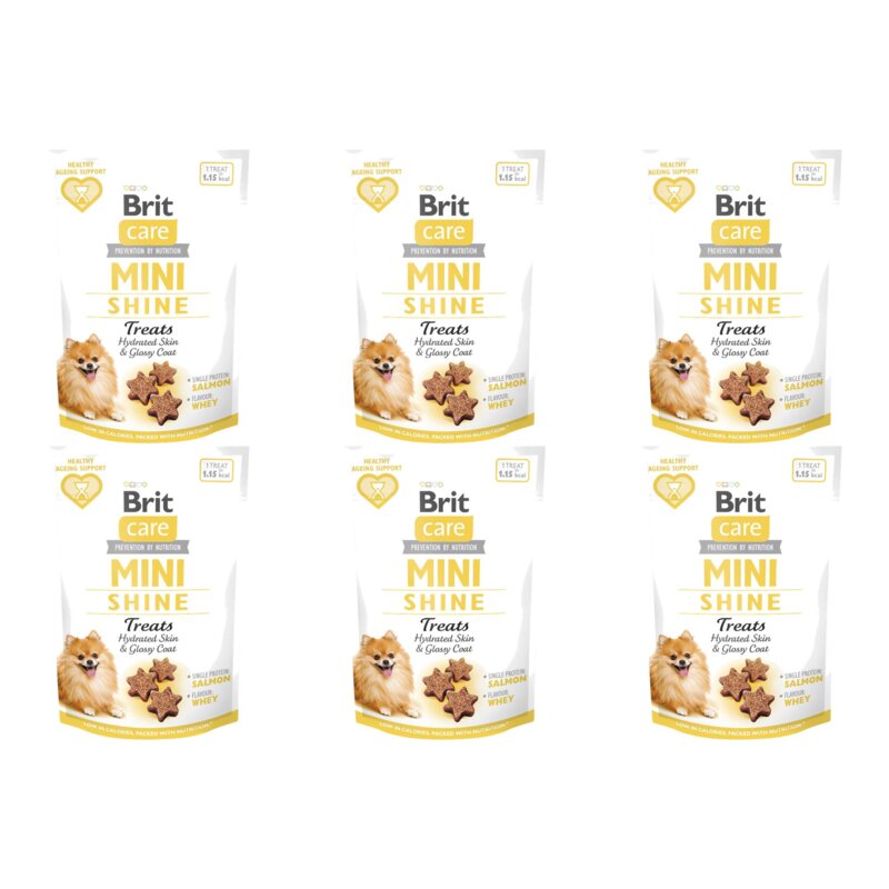 Przysmak dla psa BRIT CARE Mini Treats Shine 6 x 50 g